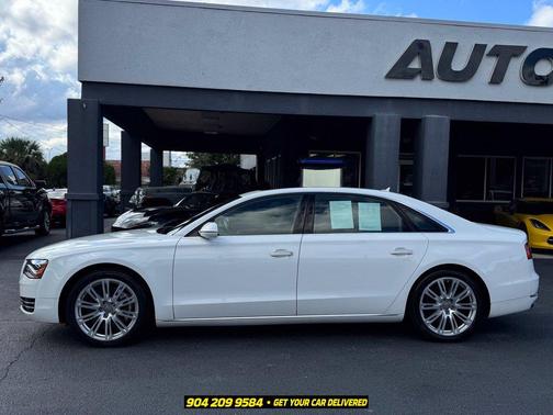 Ibis White 2014 Audi A8 L 4.0T