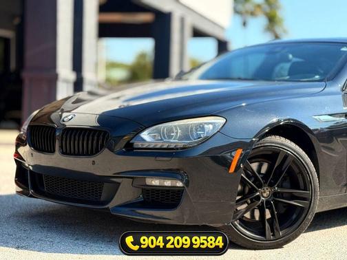 Black Sapphire Metallic 2015 BMW 640 Gran Coupe 640i Gran Coupe