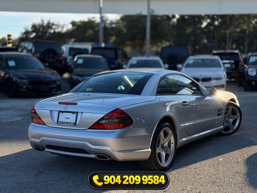 Palladium Silver Metallic 2009 Mercedes-Benz SL-Class SL 550 Roadster 2D