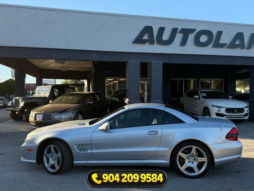 Palladium Silver Metallic 2009 Mercedes-Benz SL-Class SL 550 Roadster 2D