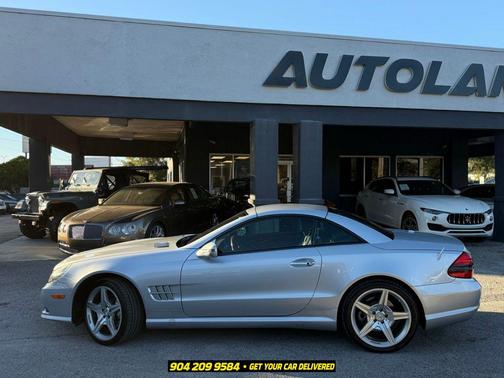 Palladium Silver Metallic 2009 Mercedes-Benz SL-Class SL 550 Roadster 2D