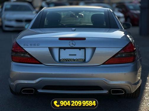 Palladium Silver Metallic 2009 Mercedes-Benz SL-Class SL 550 Roadster 2D