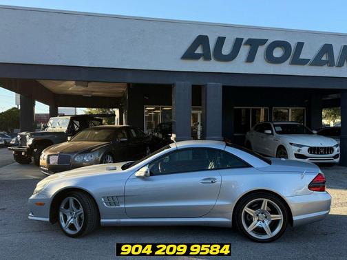 Palladium Silver Metallic 2009 Mercedes-Benz SL-Class SL 550 Roadster 2D