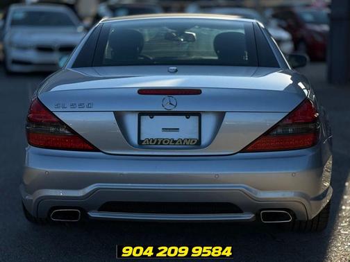 Palladium Silver Metallic 2009 Mercedes-Benz SL-Class SL 550 Roadster 2D