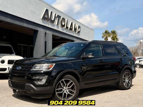Shadow Black 2017 Ford Explorer sport