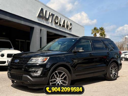 Shadow Black 2017 Ford Explorer sport
