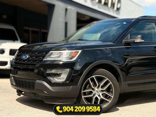 Shadow Black 2017 Ford Explorer sport