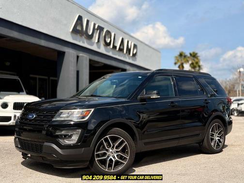 Shadow Black 2017 Ford Explorer sport