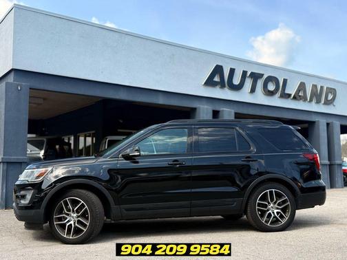 Shadow Black 2017 Ford Explorer sport
