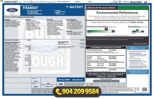 Oxford White 2022 Ford Transit-250 Base