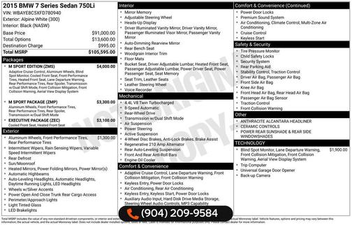 2015 BMW 750 Li