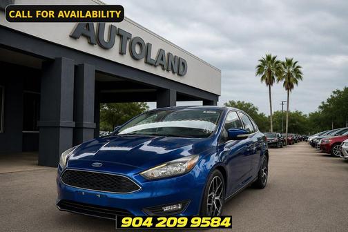 Lightning Blue Metallic 2018 Ford Focus SEL