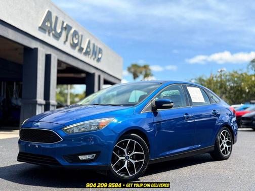 Lightning Blue Metallic 2018 Ford Focus SEL