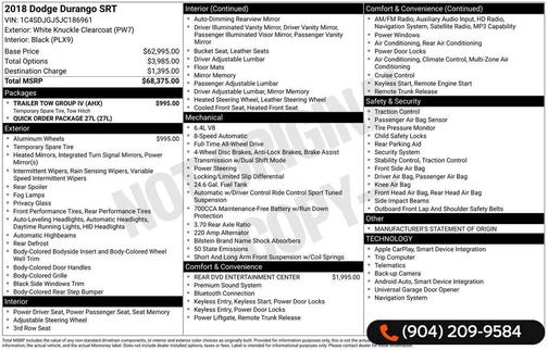 2018 Dodge Durango SRT