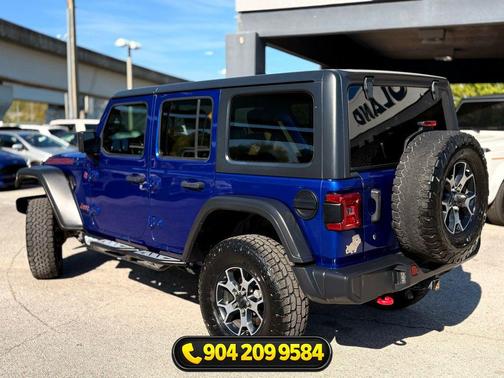 Ocean Blue Metallic Clearcoat 2019 Jeep Wrangler Unlimited Rubicon