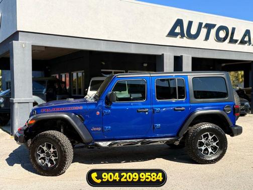 Ocean Blue Metallic Clearcoat 2019 Jeep Wrangler Unlimited Rubicon