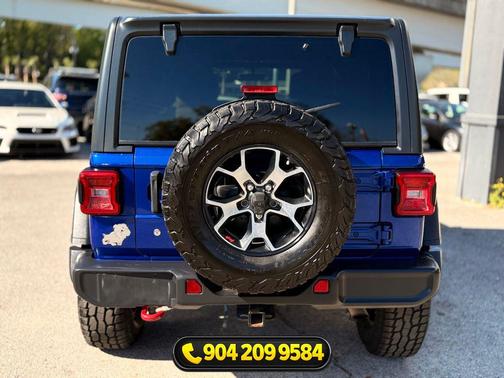 Ocean Blue Metallic Clearcoat 2019 Jeep Wrangler Unlimited Rubicon