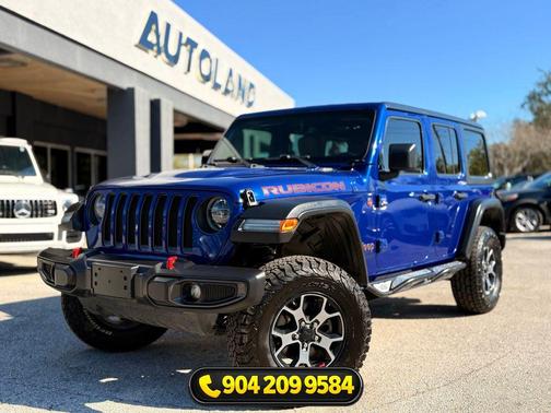 Ocean Blue Metallic Clearcoat 2019 Jeep Wrangler Unlimited Rubicon