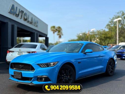 Grabber Blue 2017 Ford Mustang GT Premium