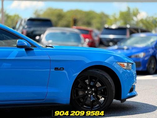 Grabber Blue 2017 Ford Mustang GT Premium