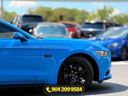 Grabber Blue 2017 Ford Mustang GT Premium