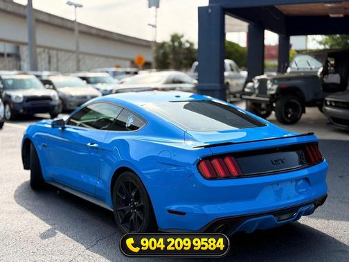 Grabber Blue 2017 Ford Mustang GT Premium