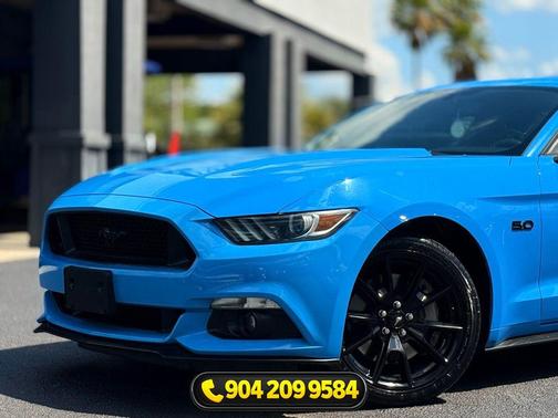 Grabber Blue 2017 Ford Mustang GT Premium