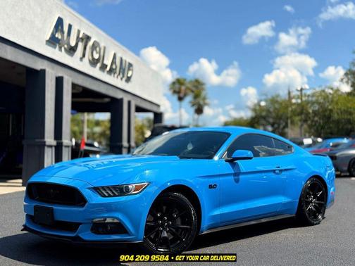 Grabber Blue 2017 Ford Mustang GT Premium