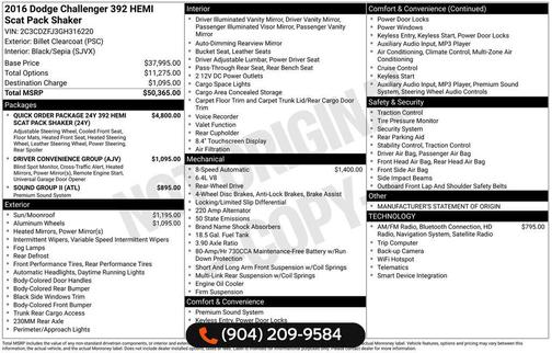 2016 Dodge Challenger R/T Scat Pack