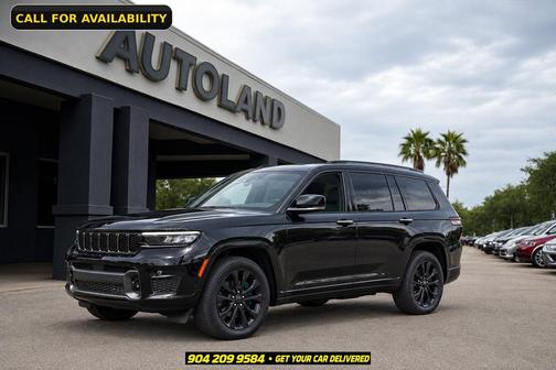 Diamond Black Crystal Pearlcoat 2023 Jeep Grand Cherokee L Overland