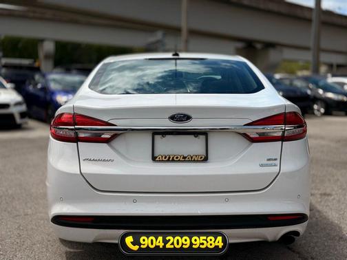 Oxford White 2017 Ford Fusion SE