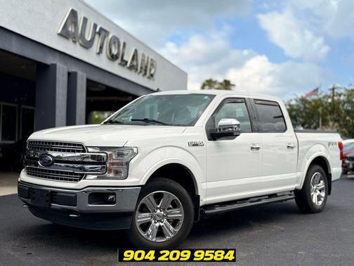 Star White Metallic Tri-Coat 2020 Ford F-150 Lariat