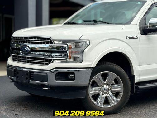 Star White Metallic Tri-Coat 2020 Ford F-150 Lariat