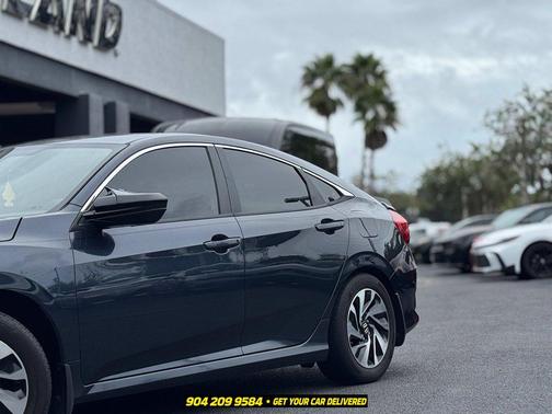 Black 2017 Honda Civic LX