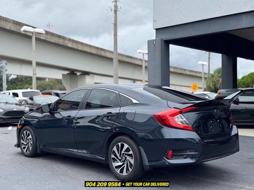 Black 2017 Honda Civic LX