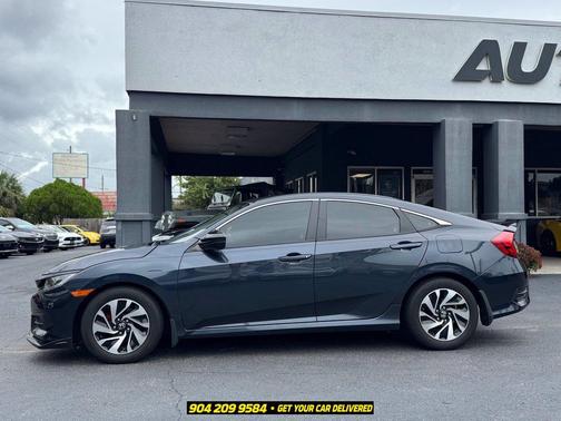 Black 2017 Honda Civic LX
