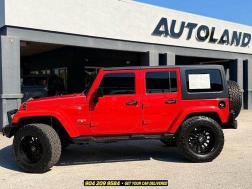 Firecracker Red Clearcoat 2018 Jeep Wrangler JK Unlimited Sahara