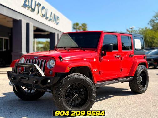 Firecracker Red Clearcoat 2018 Jeep Wrangler JK Unlimited Sahara