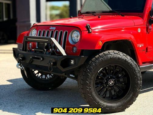 Firecracker Red Clearcoat 2018 Jeep Wrangler JK Unlimited Sahara
