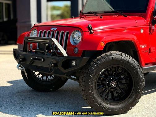 Firecracker Red Clearcoat 2018 Jeep Wrangler JK Unlimited Sahara