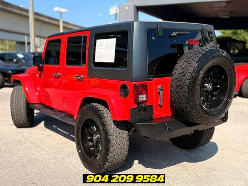 Firecracker Red Clearcoat 2018 Jeep Wrangler JK Unlimited Sahara