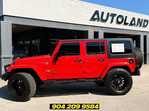 Firecracker Red Clearcoat 2018 Jeep Wrangler JK Unlimited Sahara