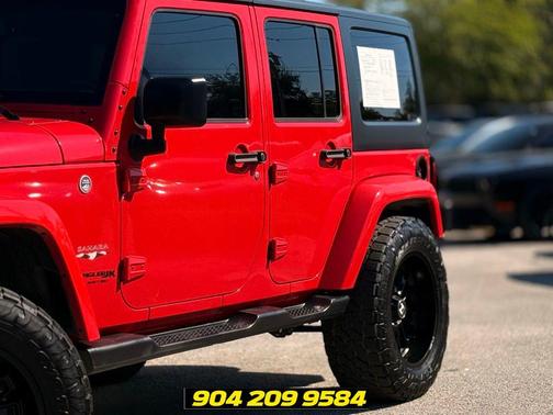 Firecracker Red Clearcoat 2018 Jeep Wrangler JK Unlimited Sahara