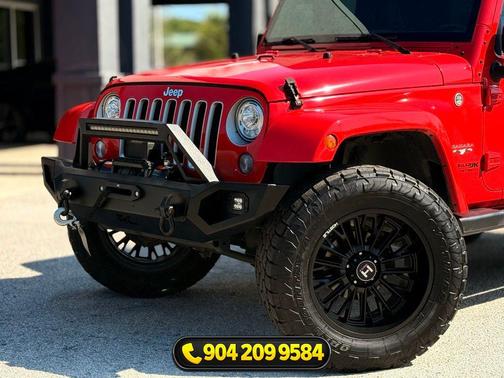 Firecracker Red Clearcoat 2018 Jeep Wrangler JK Unlimited Sahara