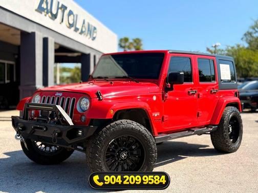 Firecracker Red Clearcoat 2018 Jeep Wrangler JK Unlimited Sahara
