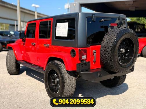 Firecracker Red Clearcoat 2018 Jeep Wrangler JK Unlimited Sahara