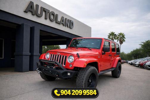 Firecracker Red Clearcoat 2018 Jeep Wrangler JK Unlimited Sahara