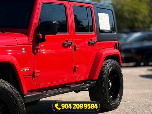 Firecracker Red Clearcoat 2018 Jeep Wrangler JK Unlimited Sahara
