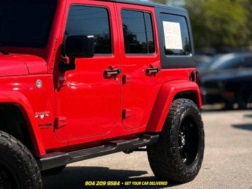 Firecracker Red Clearcoat 2018 Jeep Wrangler JK Unlimited Sahara