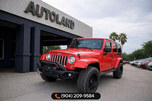 Firecracker Red Clearcoat 2018 Jeep Wrangler JK Unlimited Sahara